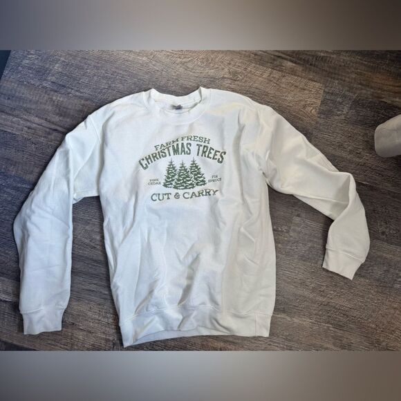 White Christmas Trees Sweater - Picture 4 of 5